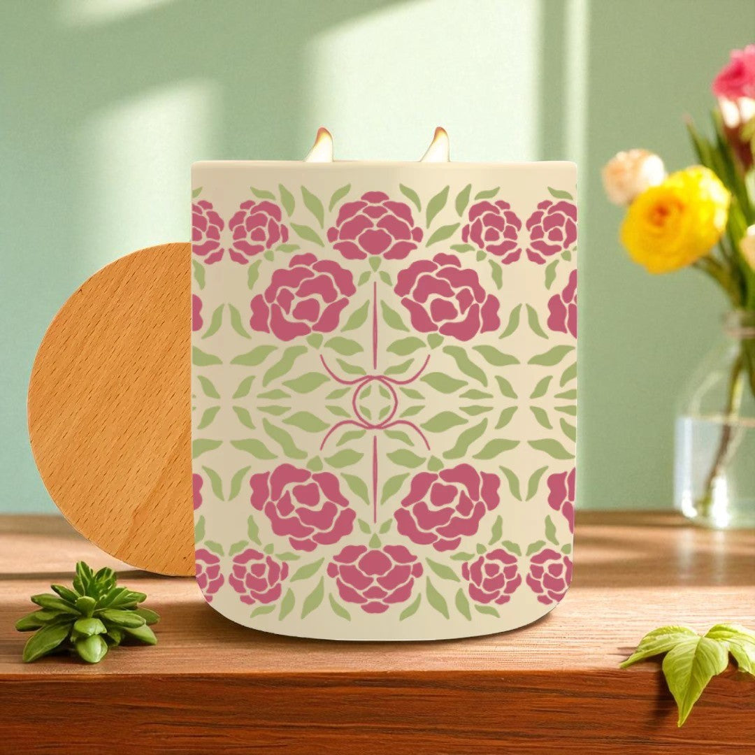 Spring Flowers Candle, Santal Coconut