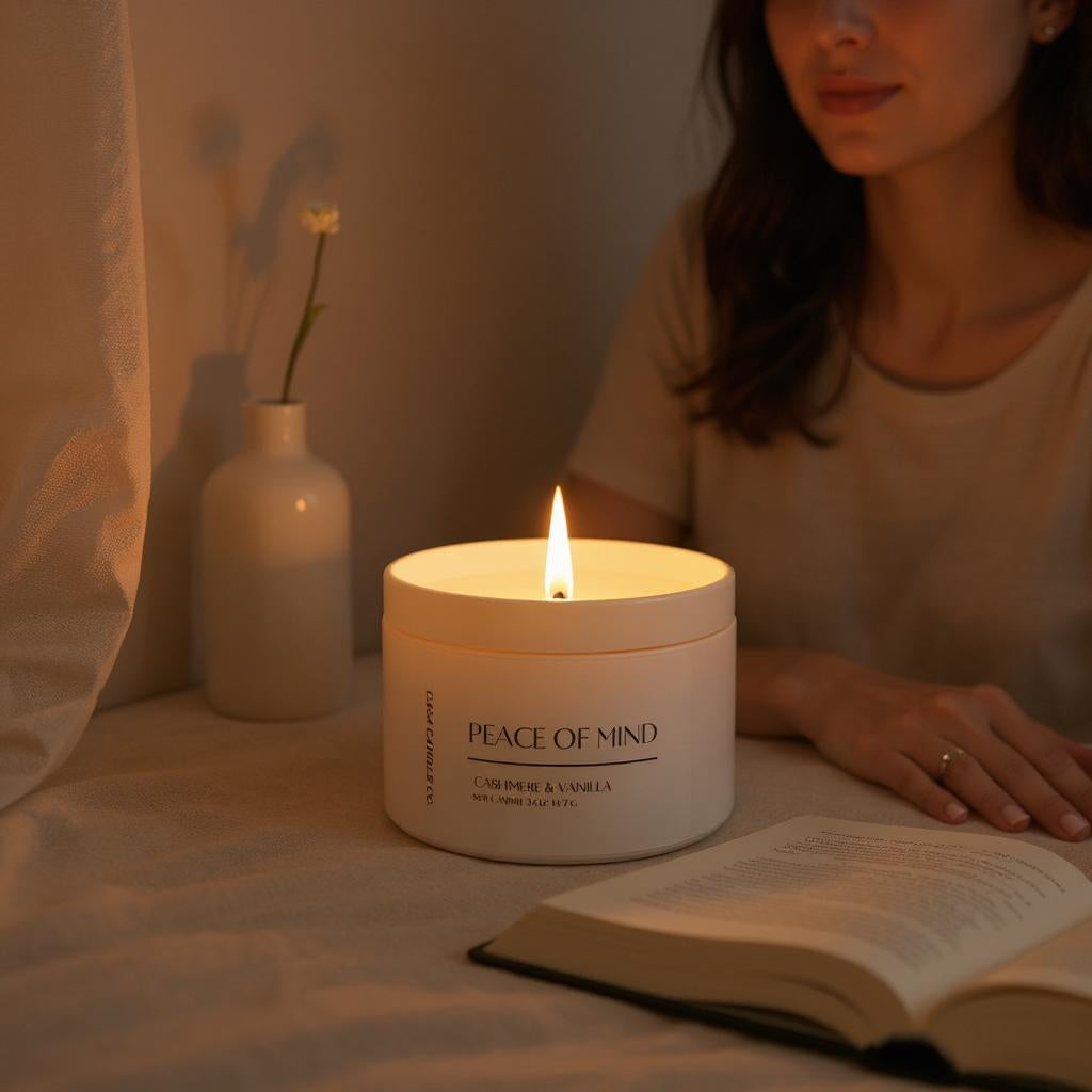 Casa Candle Tins, Cashmere & Vanilla 5oz
