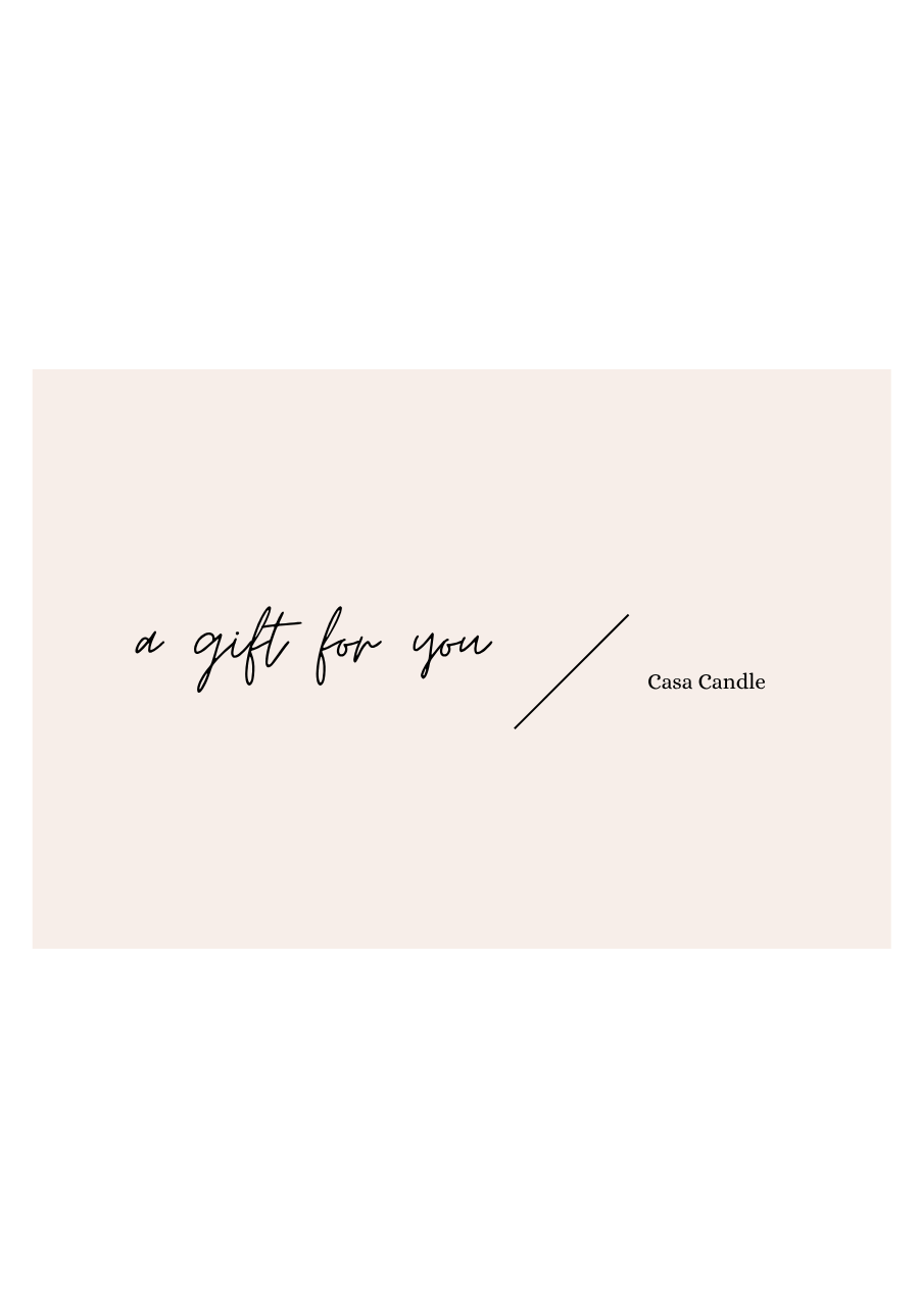 Casa Candle Gift Card - Casa Candle