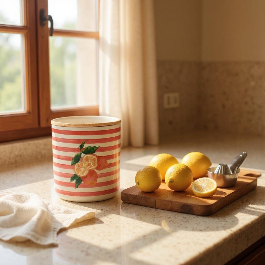 Italian Coast Candle, Jasmine Citron - Casa Candle
