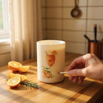 Italian Coast Travel Candle, Grapefruit Saffron - Casa Candle