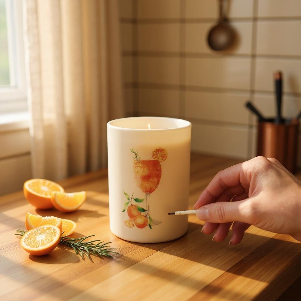 Italian Coast Travel Candle, Grapefruit Saffron - Casa Candle