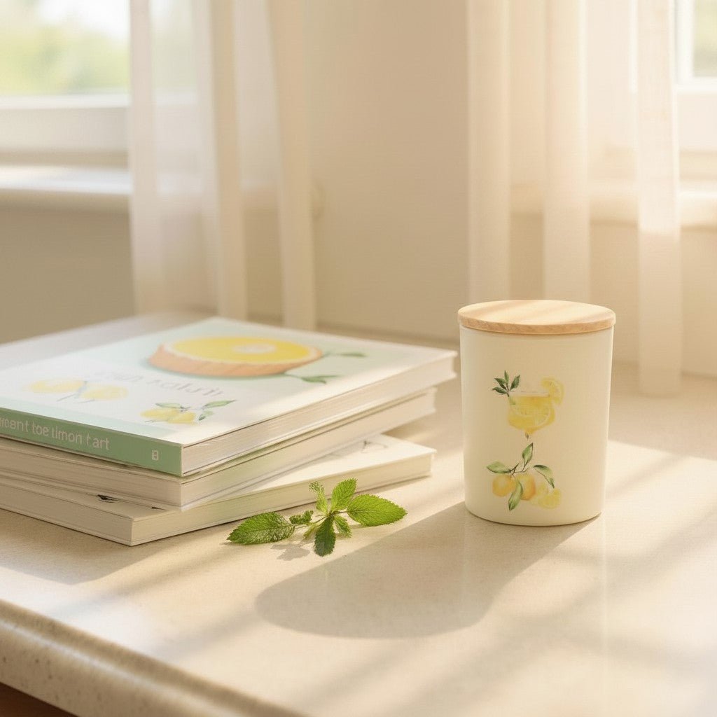L'Italia Coast Travel Candle, Jasmine Citron - Casa Candle