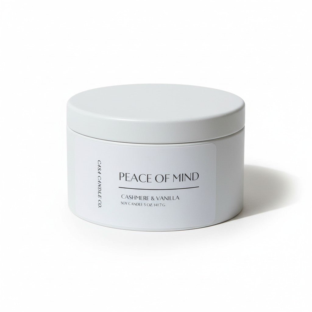 Peace of Mind Candle, Cashmere & Vanilla - CASA CANDLE CO.